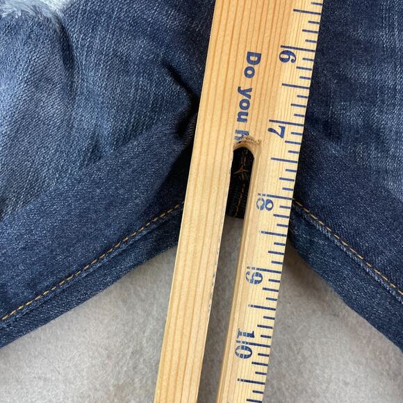 Judy Blue Womens Sz 1/25 Skinny Jeans Dark Wash Distressed Style #8327 - Picture 13 of 14